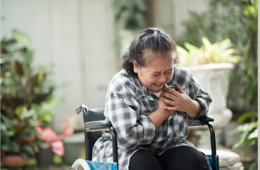 Ilustrasi orang terkena stroke