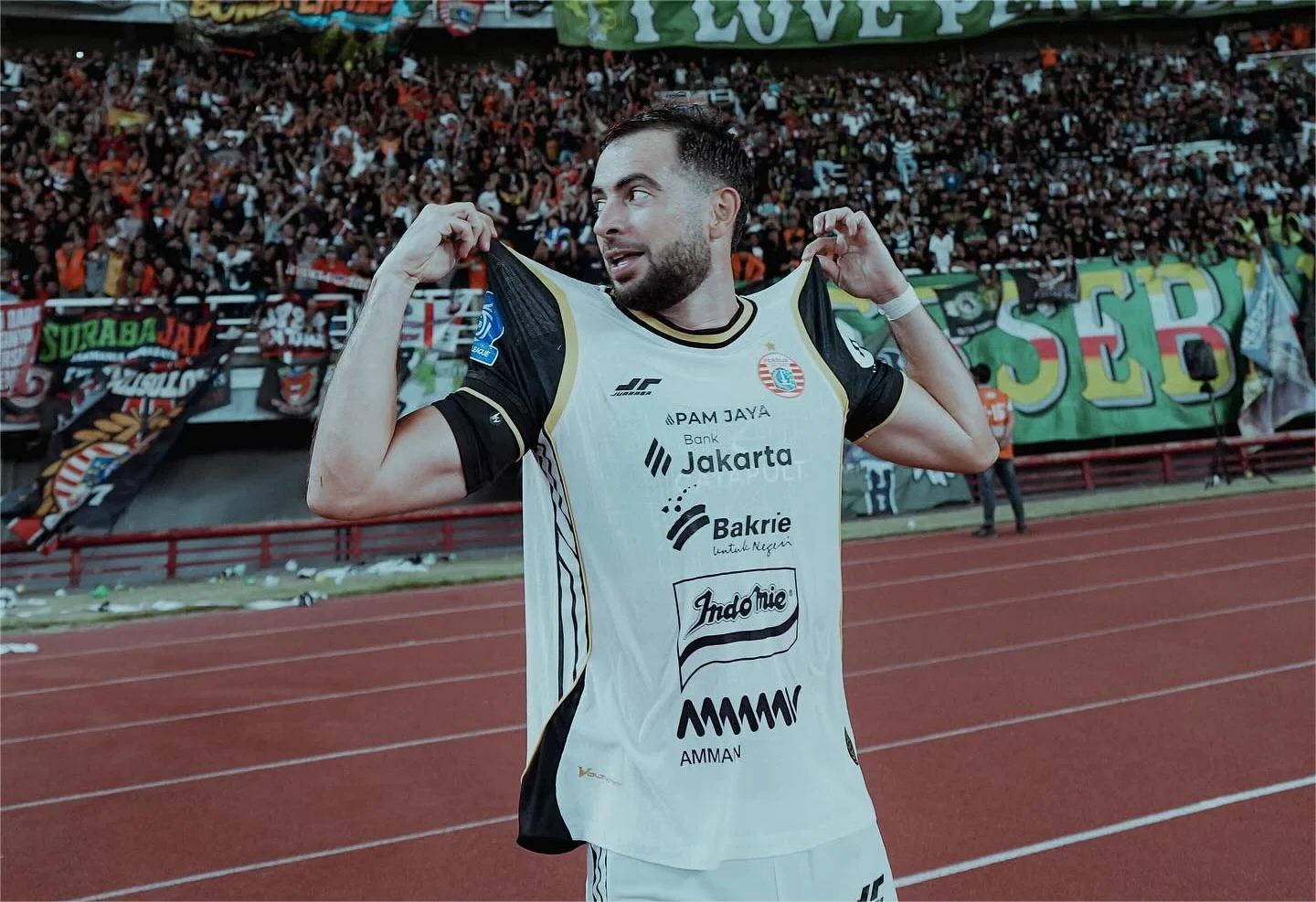 Jordi Amat sindir Patrick Kluivert saat cetak gol bersama Persija