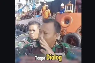 Potongan video viral antara nelayan dengan anggota TNI yang dituding jadi bekin perusahaan minyak