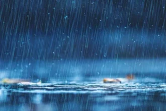 Ilustrasi turun hujan