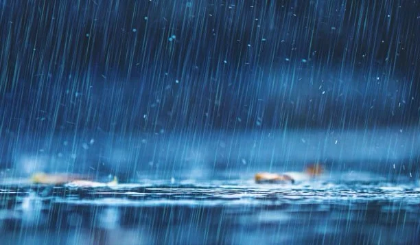 Ilustrasi turun hujan