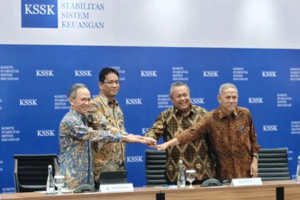 Rapat KSSK di Kantor Pusat Bank Indonesia