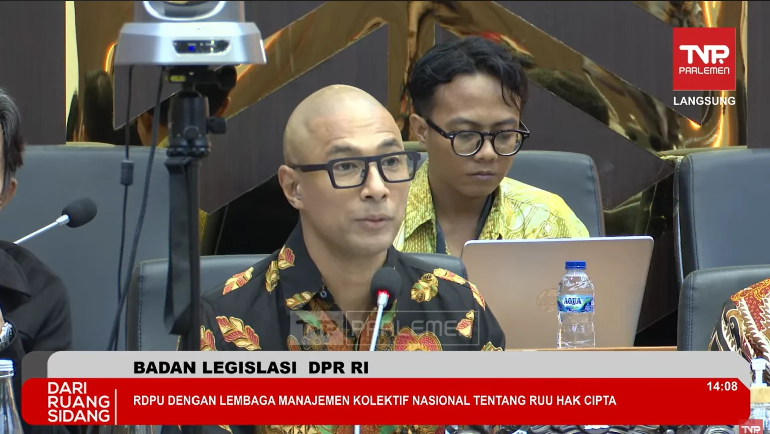 Komisioner Lembaga Manajemen Kolektif Nasional (LMKN) Marcell Siahaan