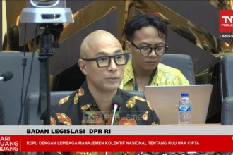 Komisioner Lembaga Manajemen Kolektif Nasional (LMKN) Marcell Siahaan