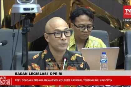 Komisioner Lembaga Manajemen Kolektif Nasional (LMKN) Marcell Siahaan