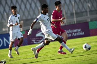 Ilustrasi, Timnas Indonesia U-17 saat bertanding