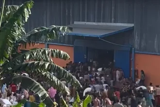 Ilustrasi gudang beras Bulog