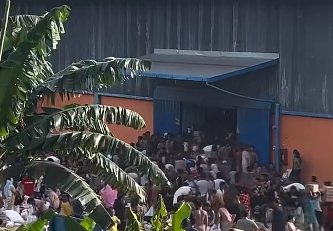 Ilustrasi gudang beras Bulog