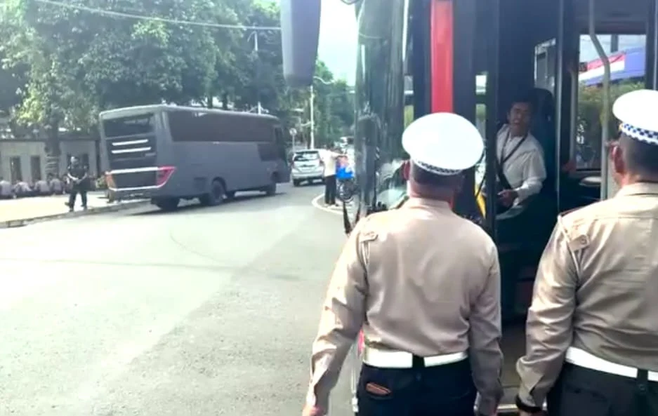 Ilustrasi Petugas Polisi lalu lintas