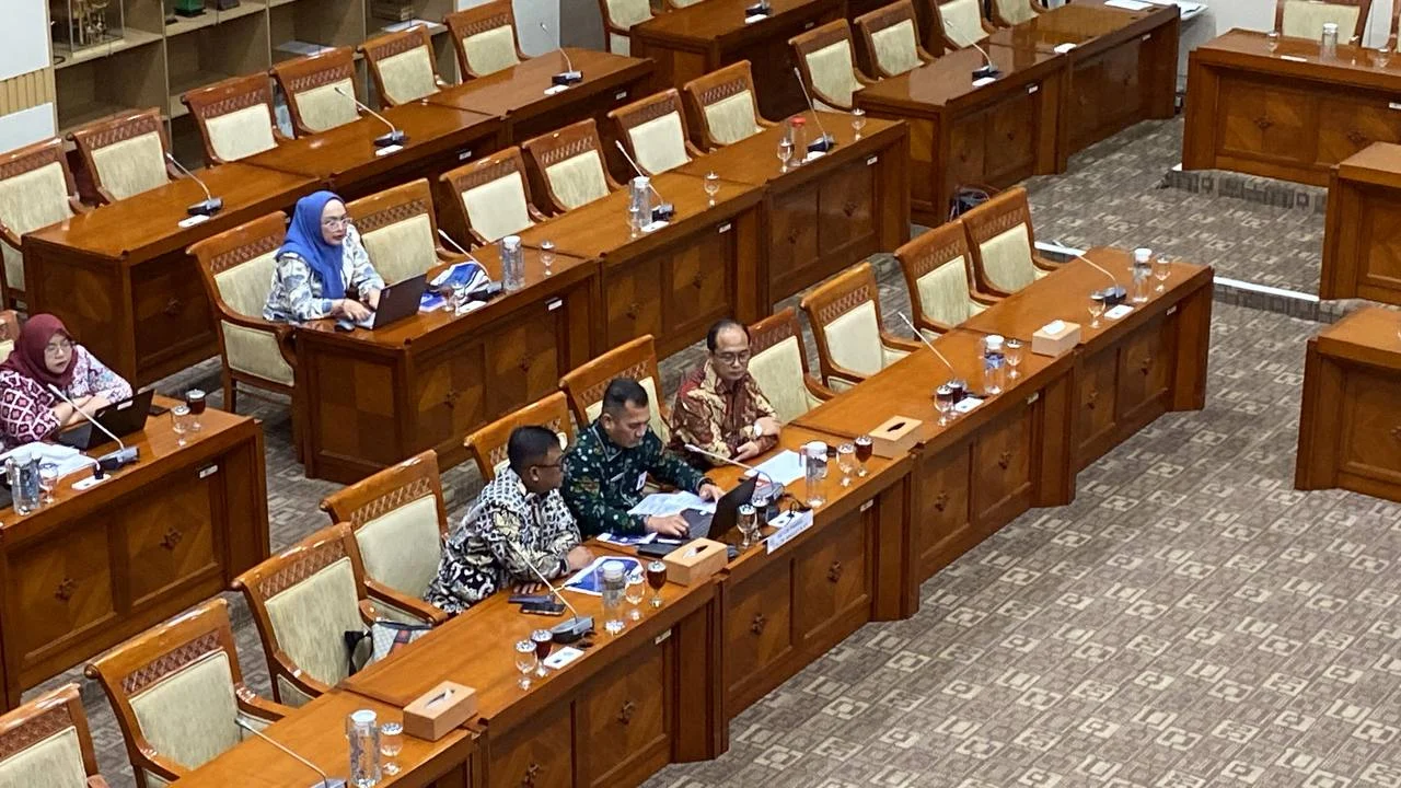 Suasana rapat/kerja di Komisi III DPR