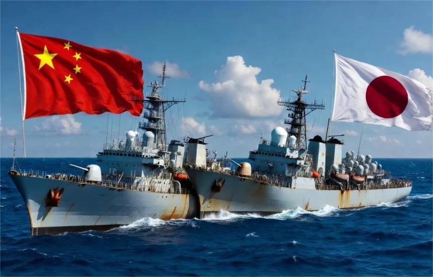 Ilustrasi China - Jepang