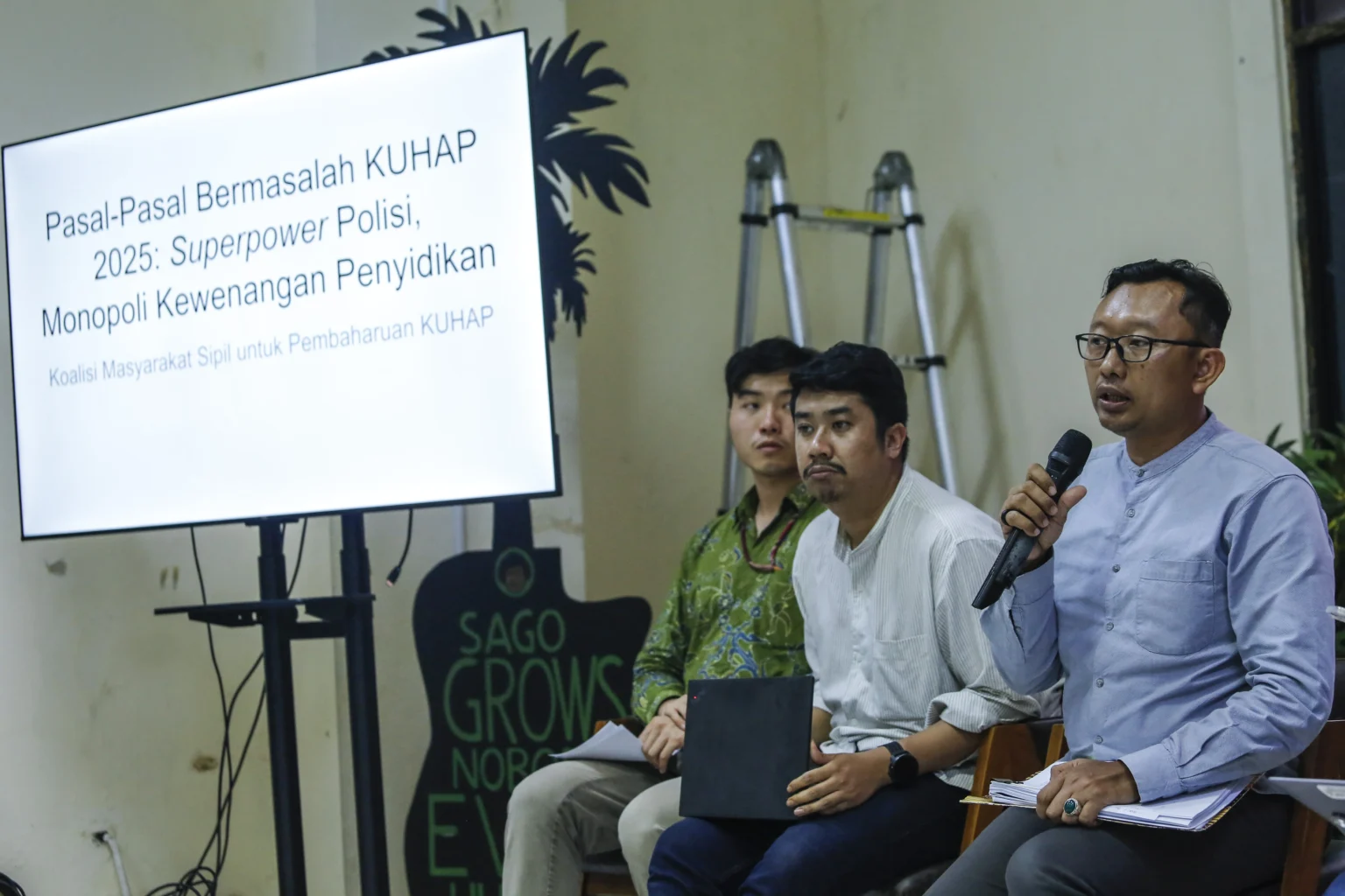 Konferensi pers Koalisi Masyarakat Sipil