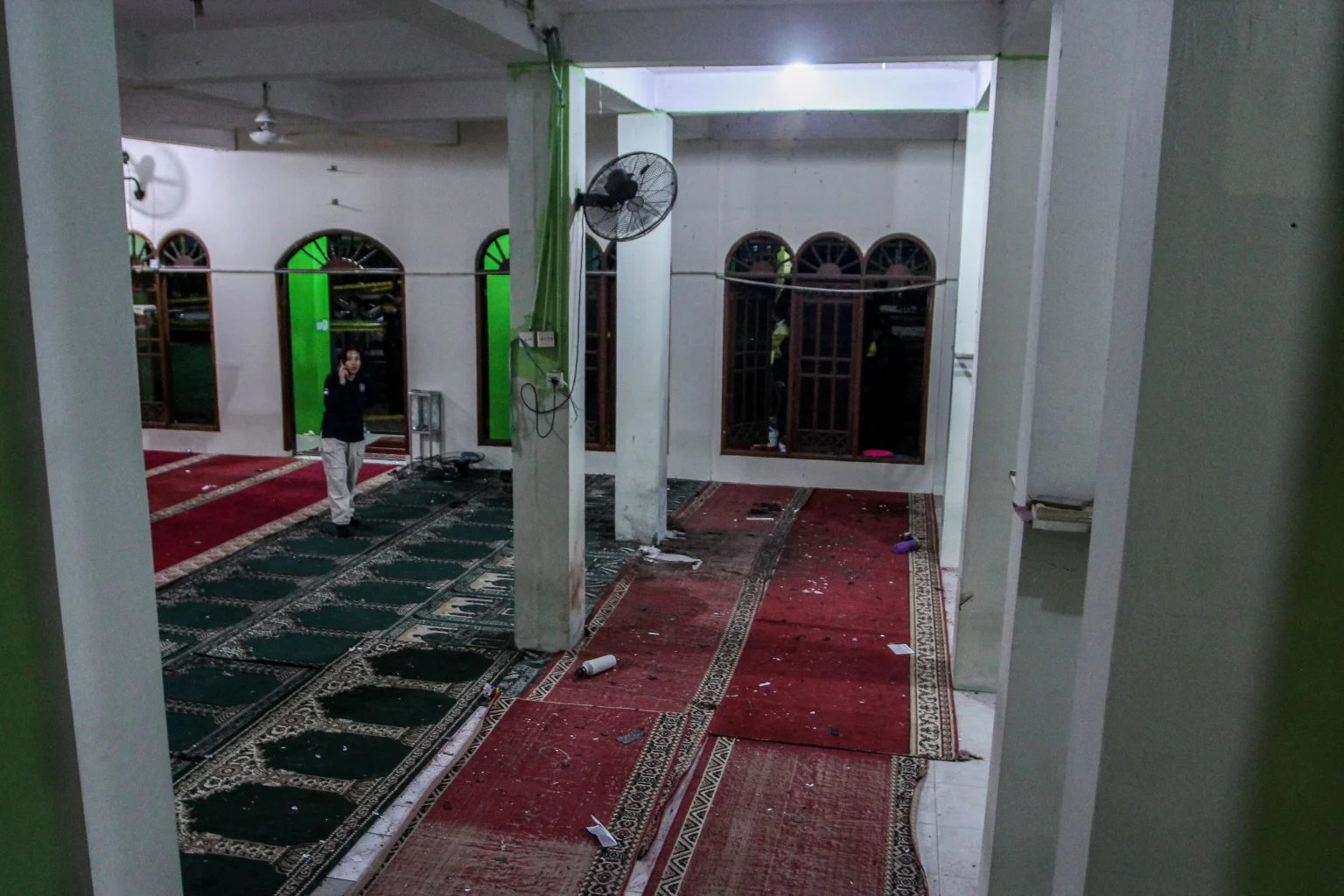 TKP ledakan di SMAN 72 Jakarta