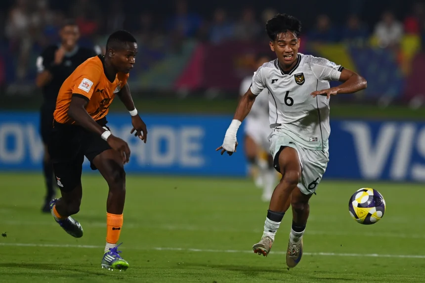 Pertandingan Piala Dunia U-17 Timnas Indonesia melawan Zambia