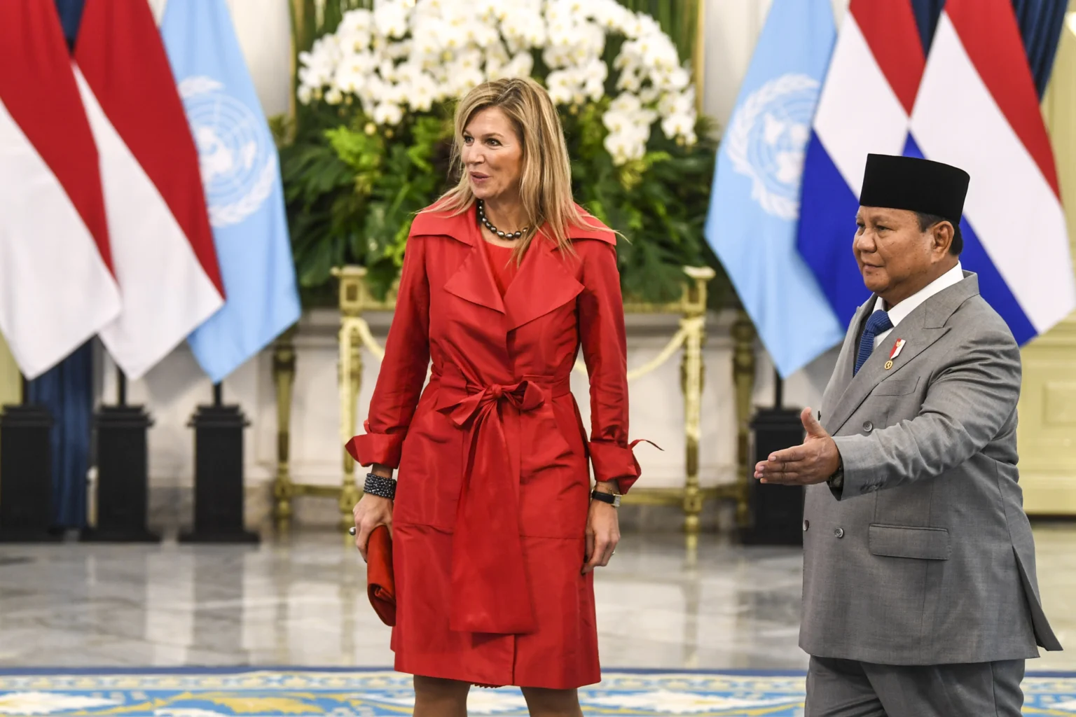 Presiden Prabowo menerima kunjungan Ratu Maxima