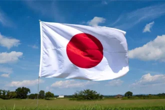 Ilustrasi Bendera Jepang