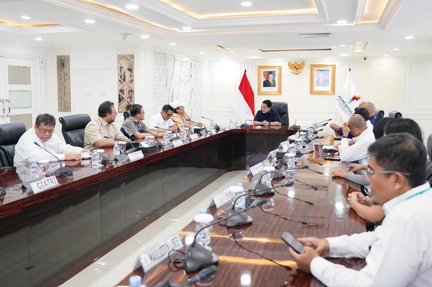 Menteri Pemuda dan Olahraga (Menpora) Erick Thohir