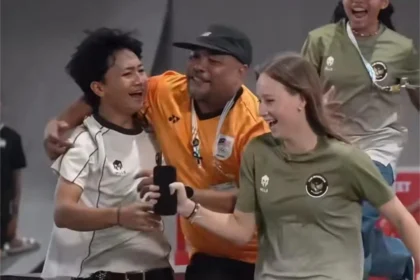 Atlet skateboard Indonesia, Basral Graito Hutomo, sukses menorehkan sejarah dengan meraih medali emas nomor skateboard street putra pada SEA Games 2025 Thailand