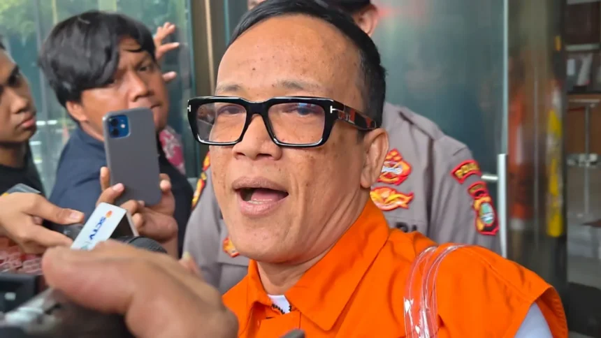 Eks Wamenaker Noel menjalani pelimpahan berkas tahap 2 kasus korupsi K3 Kemenaker.