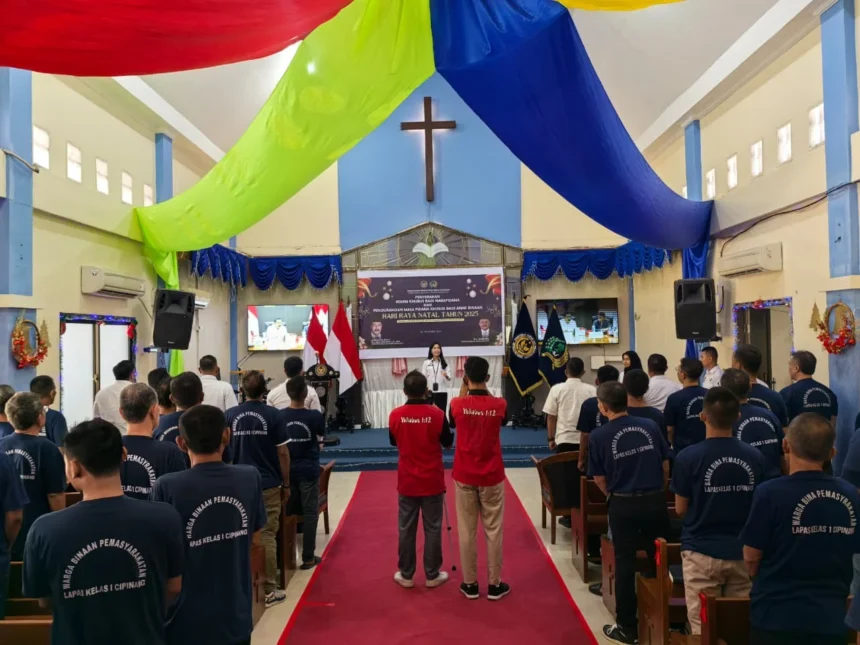 138 umat kristiani di Lapas Cipinang Kelas I mendapatkan remisi di hari Natal 2025