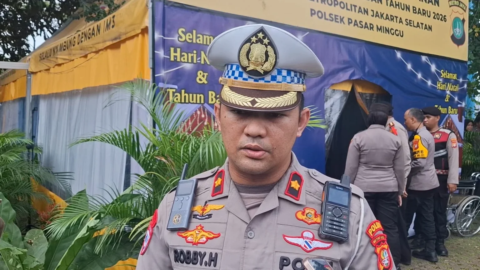 Kabag Ops Ditlantas Polda Metro Jaya, Kompol Robby Hefados.