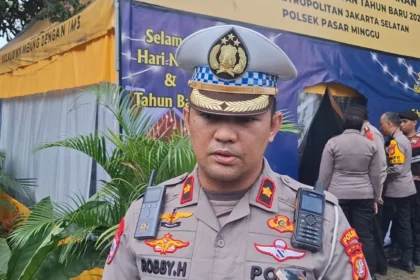 Kabag Ops Ditlantas Polda Metro Jaya, Kompol Robby Hefados.