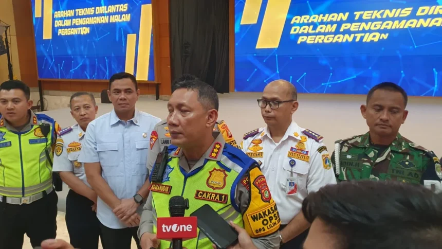 Dirlantas Polda Metro Jaya, Kombes Pol Komarudin.