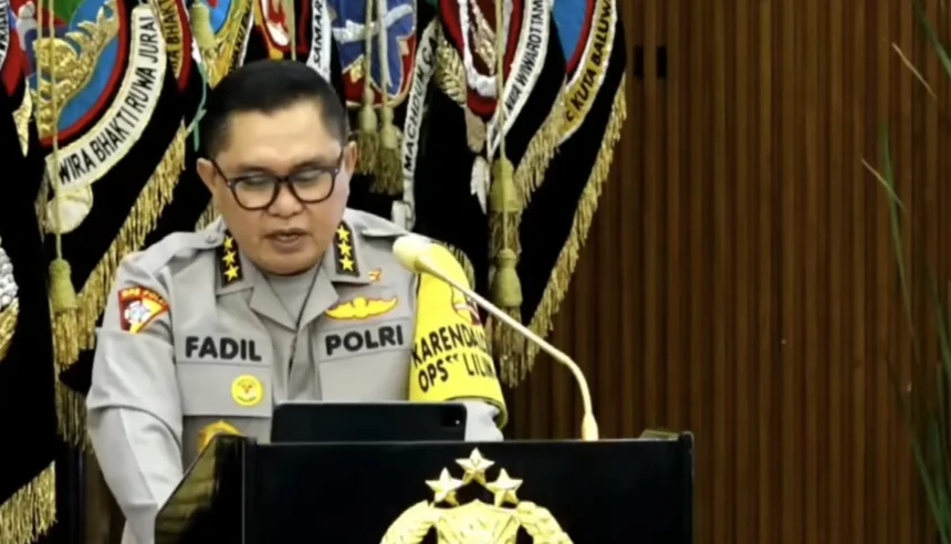 AstamaOps Kapolri, Komjen Pol Fadil Imran memaparkan Operasi Polri di sepanjang tahun 2025.