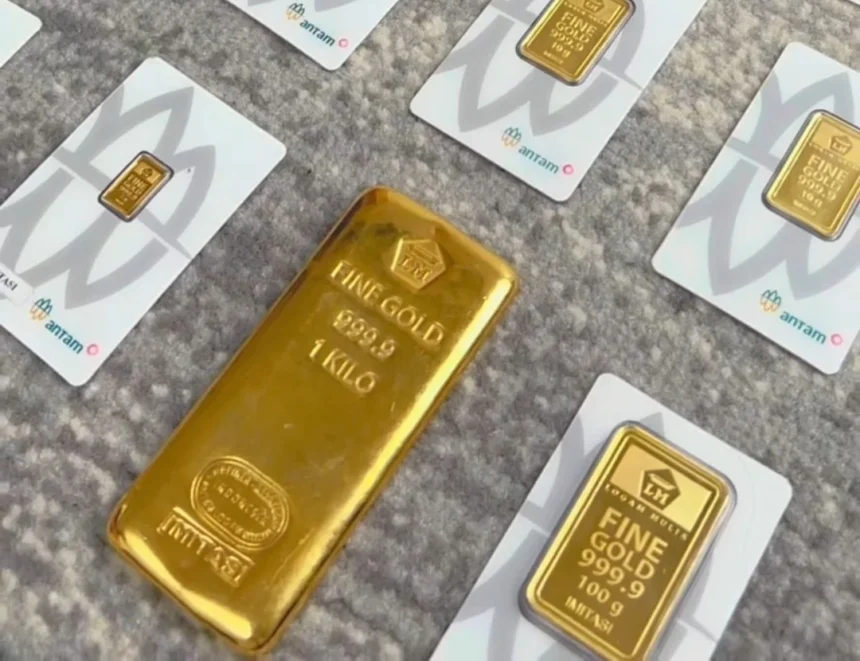 Ilustrasi Emas Antam