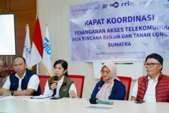 Rapat Koordinasi, Komdigi Bahas Terkait Bencana Banjir dan Longsor Sumatera