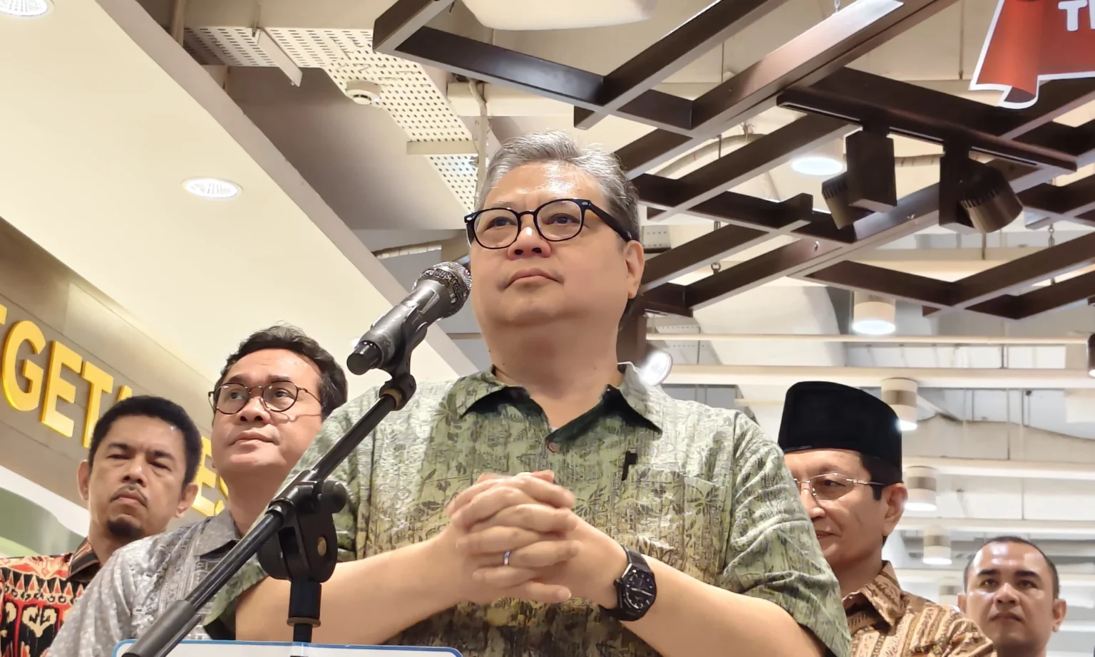 Menko Airlangga Hartarto (Owrite/Anisa Aulia)