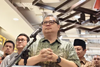 Menko Airlangga Hartarto (Owrite/Anisa Aulia)