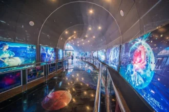 Suasana di Planetarium Jakarta