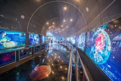 Suasana di Planetarium Jakarta
