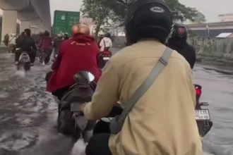 Banjir rob merendam sejumlah wilayah di Jakarta Utara