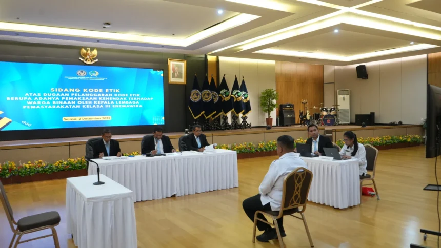 Gelar sidang kode etik Kepala Lapas Enemawira