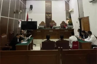 Sidang tuntutan terdakwa pelaku kecelakaan maut di kawasan Blok M, Jaksel, Adrian Pratama Putra, yang menewaskan Kisan Ilyas Baskara Shaleh