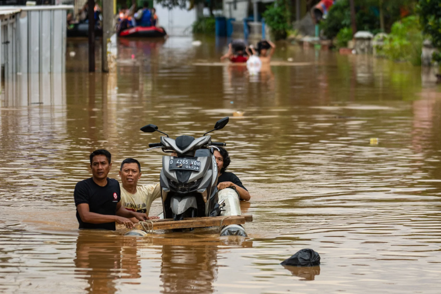 Banjir di Kabupaten Bandung meluas
