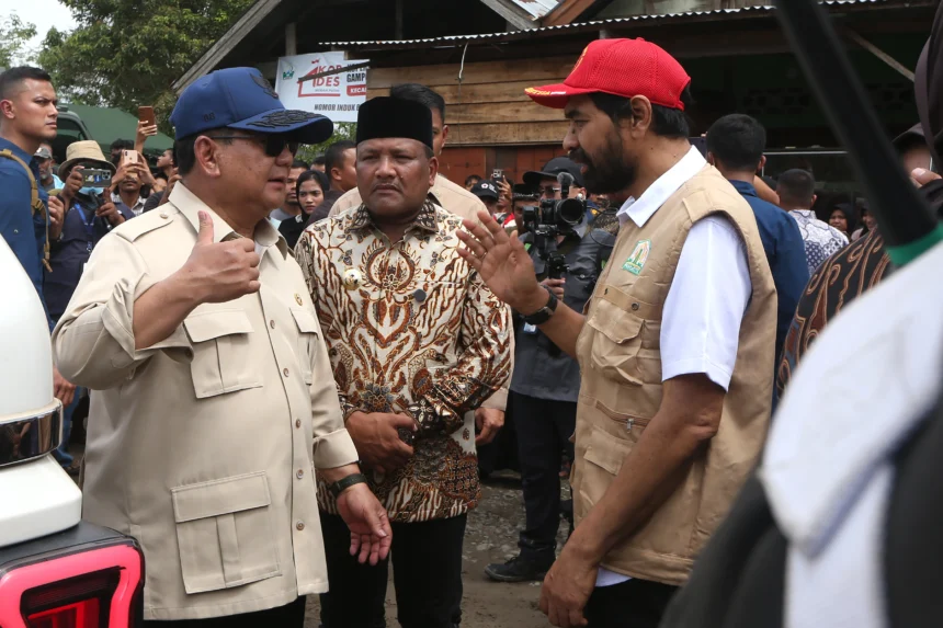 Presiden kunjungi posko pengungsi bencana alam Aceh