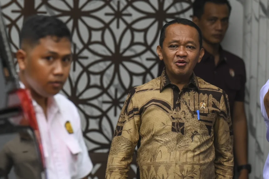 Menteri ESDM Bahlil Lahadalia
