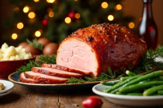 Ilustrasi gambar olahan daging babi