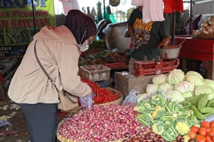 Aktifitas keseharian di pasar tradisional