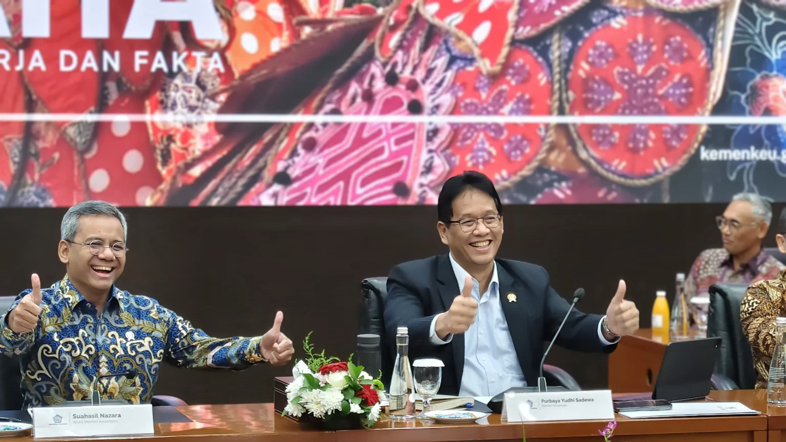 Menkeu Purbaya Yudhi Sadewa saat konpres APBN KiTA.