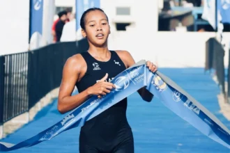 Medali emas ke-81 Indonesia dipersembahkan oleh Martina Ayu Pratiwi lewat nomor triathlon individu putri