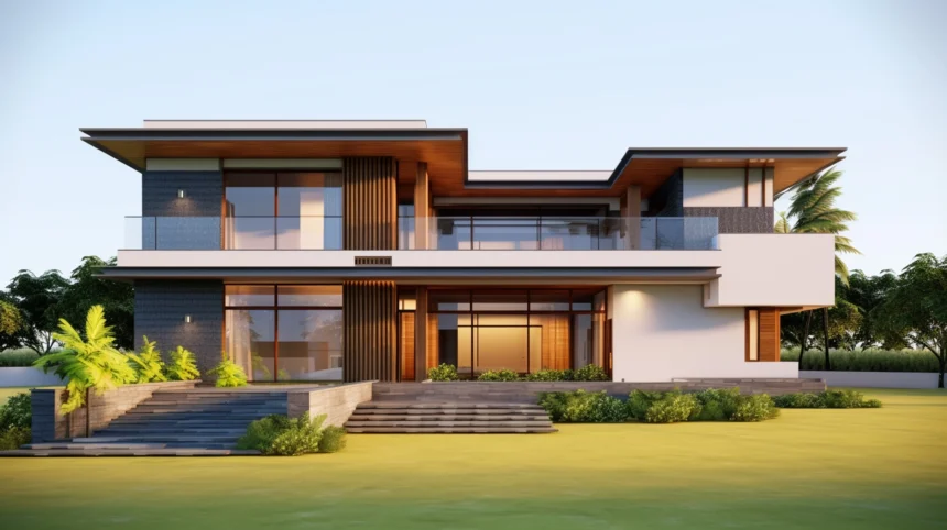 Ilustrasi rumah elite