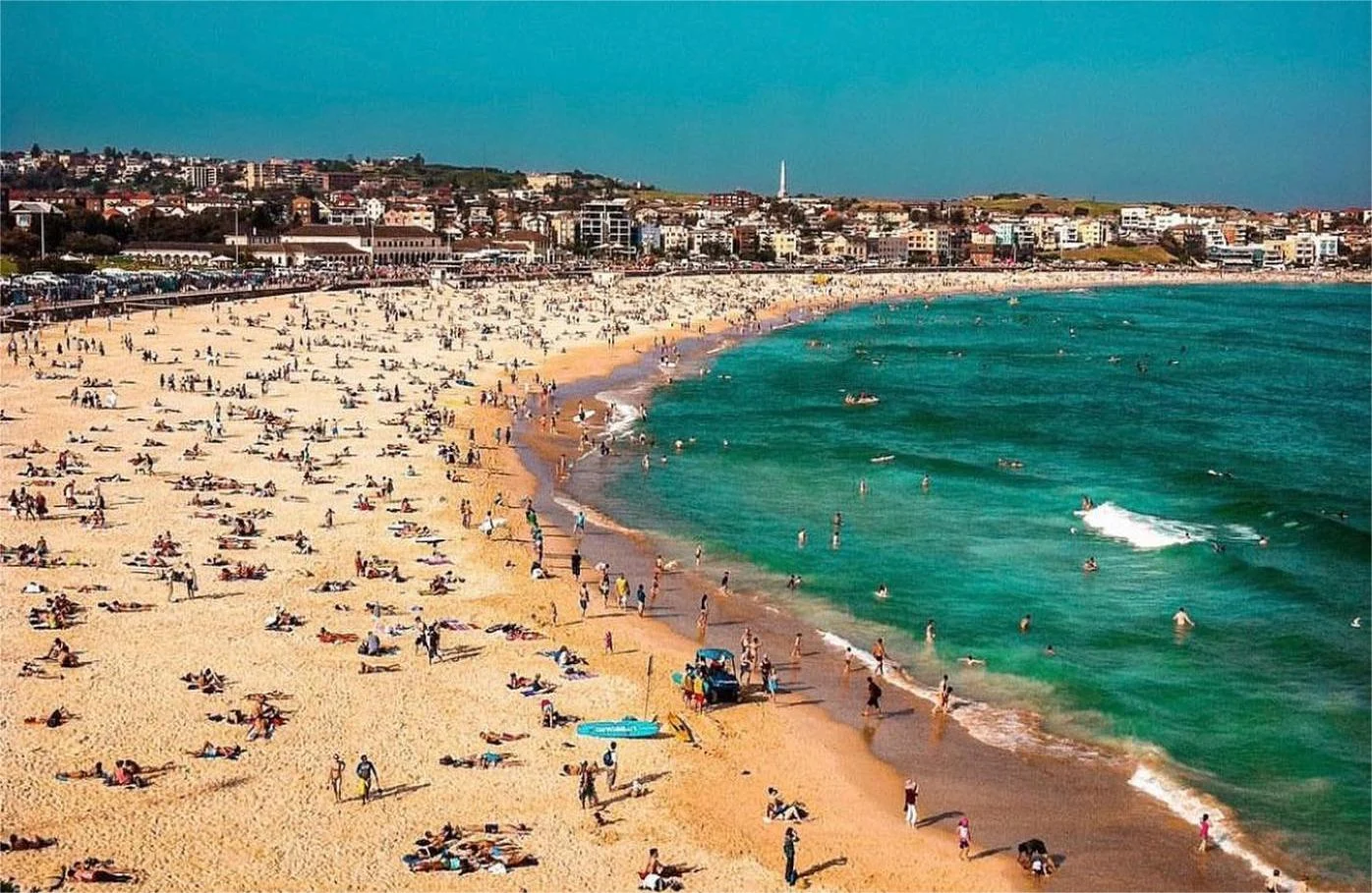 Situasi pantai bondi, Sydney.