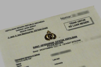 Surat Keterangan Catatan Kepolisian (SKCK)