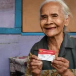 Ilustrasi seorang warga lansia