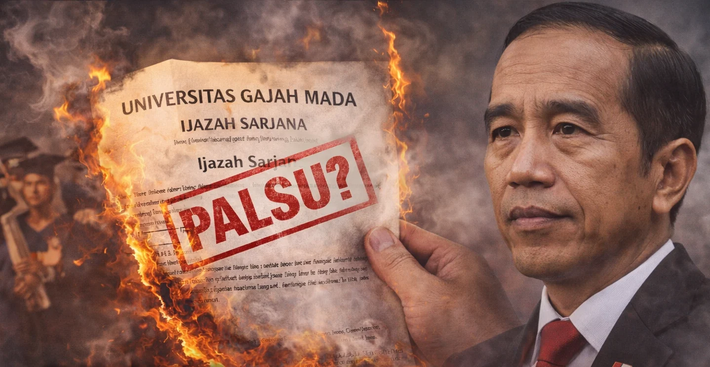 Gambar ilustrasi kasus dugaan ijazah palsu Jokowi