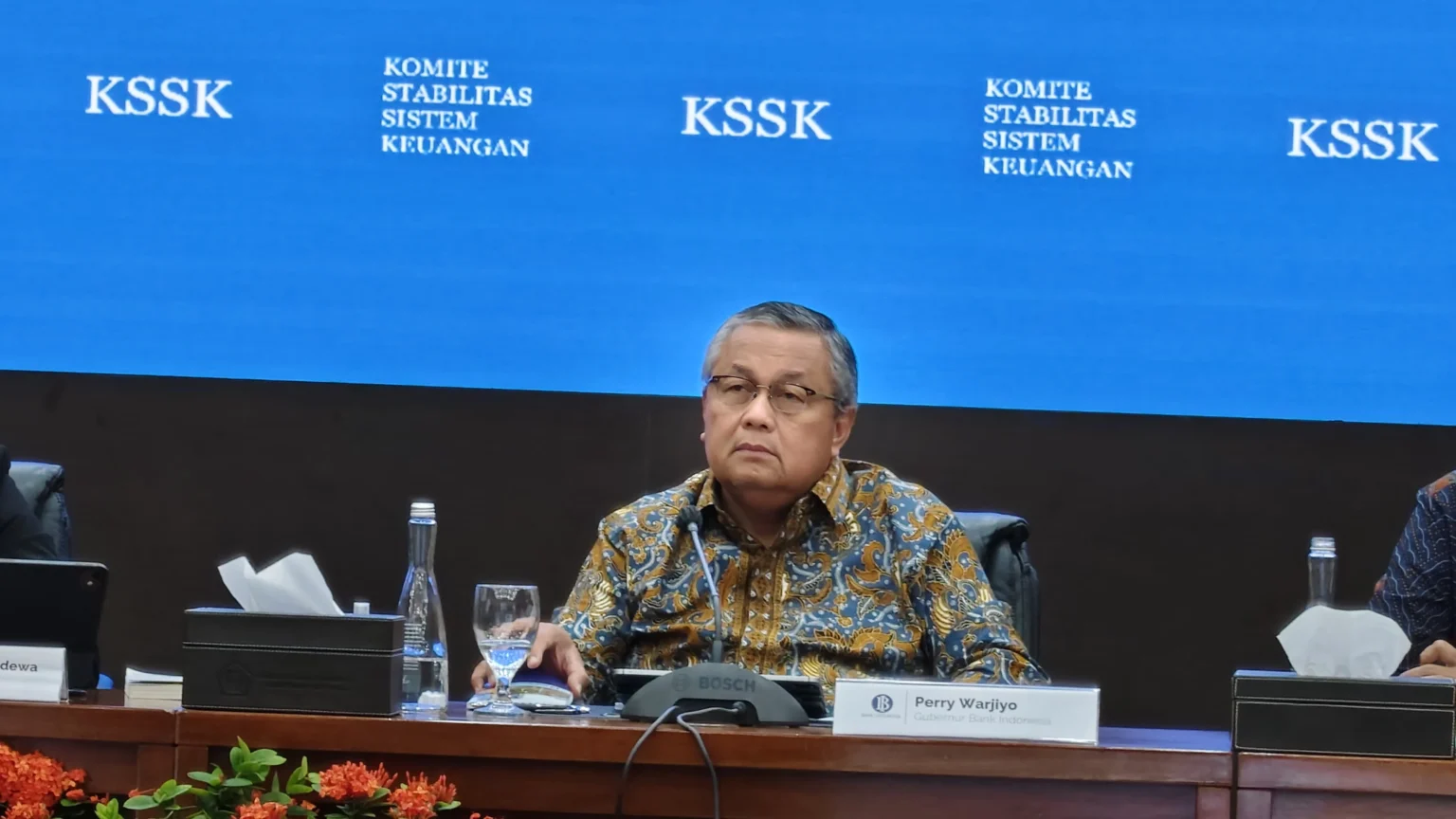 Gubernur Bank Indonesia, Perry Warjiyo (sumber: Owrite/Anisa Aulia)